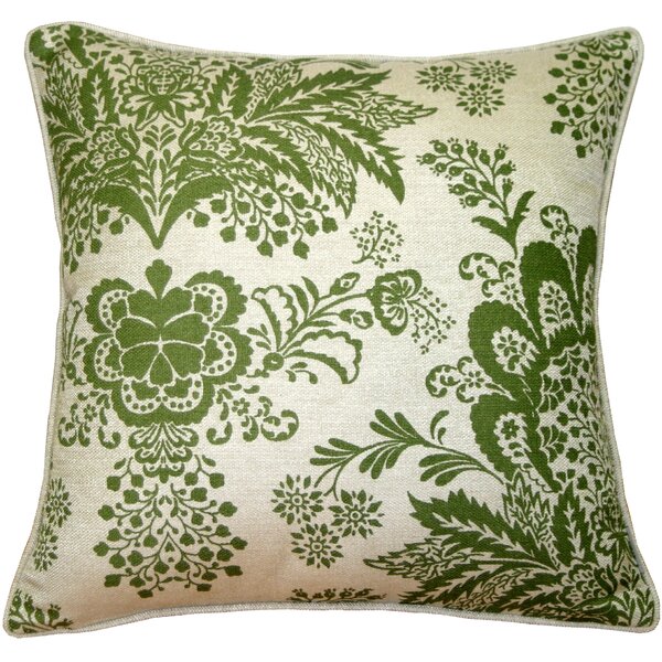 Red Barrel Studio Chandelle Floral Linen Throw Pillow Wayfair